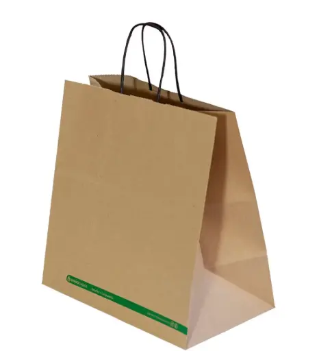 [G38:BAGDELIVERY] Carry Paper Bag (EP-PB003) Twist Handle Kraft (300x300x175mm) x 250pcs